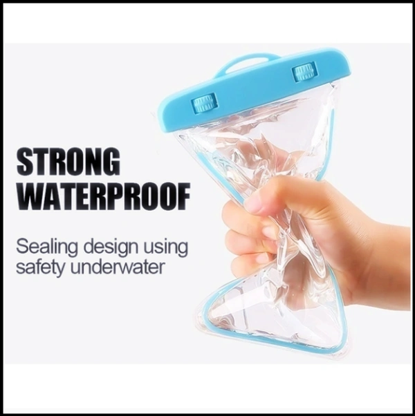 Universal Waterproof Case, Mobile Phone Pouch for Hospitals, Swimming, Hiking, Biking, Underwater Photography, Rain Fits Upto 6.5 Inch Mobiles(1PCS) 